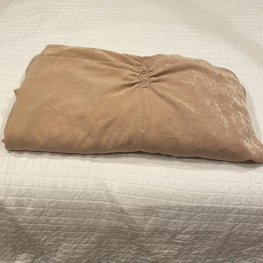 Slipcover couch stretch sofa furniture cover beige shimmer